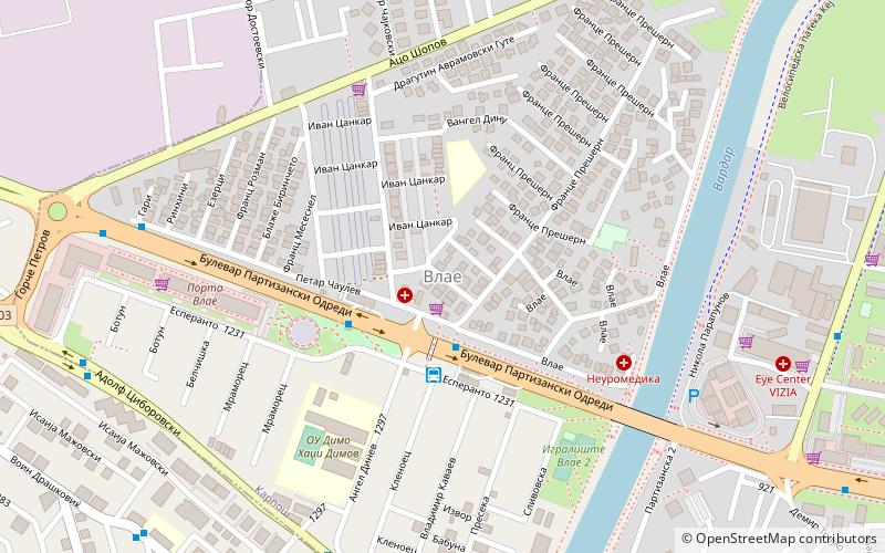 Vlae location map