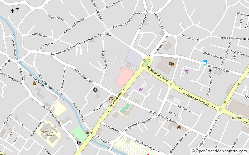 city shopping center tetovo location map