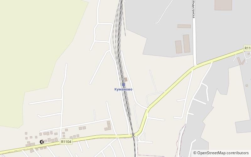 Kumanovo Railway Station location map