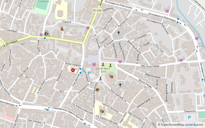 Josip Broz Tito Monument location map