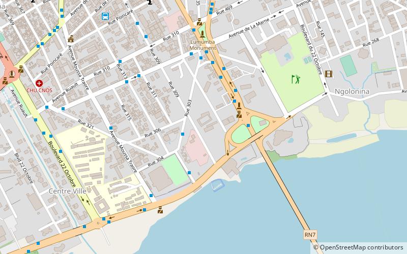 Patrice Lumumba Square location map
