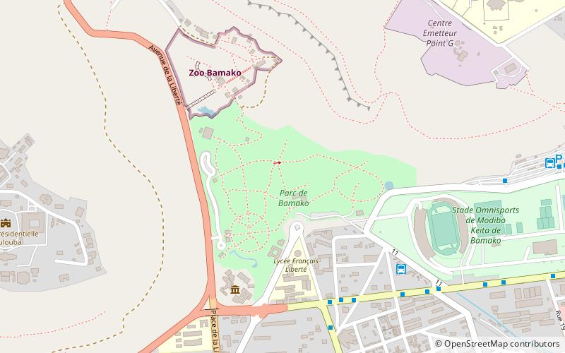 parc de bamako location map