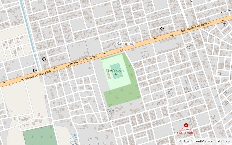 Stade Amari Daou location map