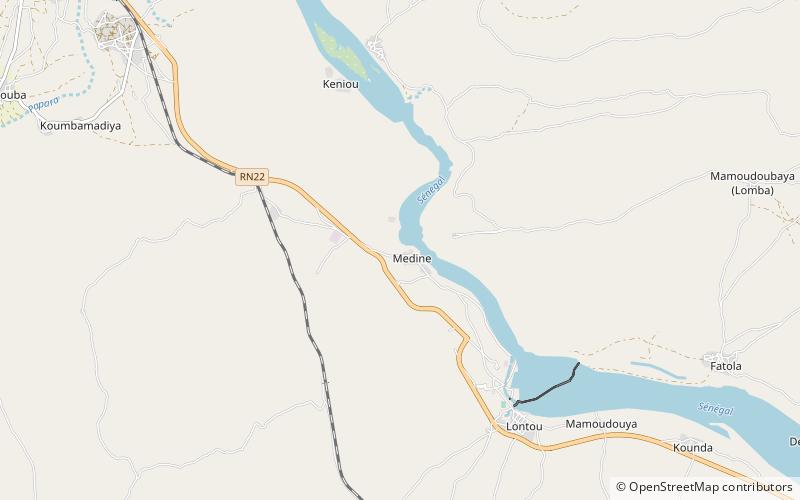 Siège du fort de Médine location map