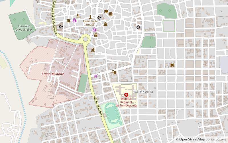 centre culturel hamed baba timbuktu location map