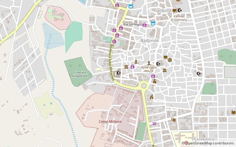 Djinguereber Mosque location map