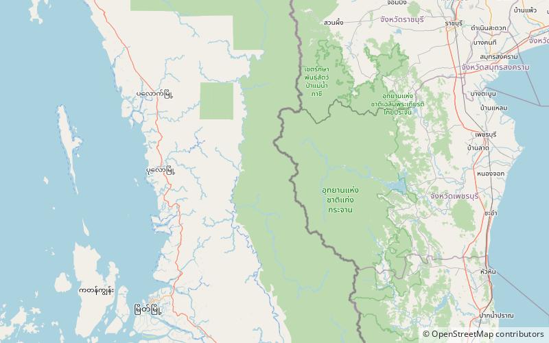 baulu taung tanintharyi national park location map