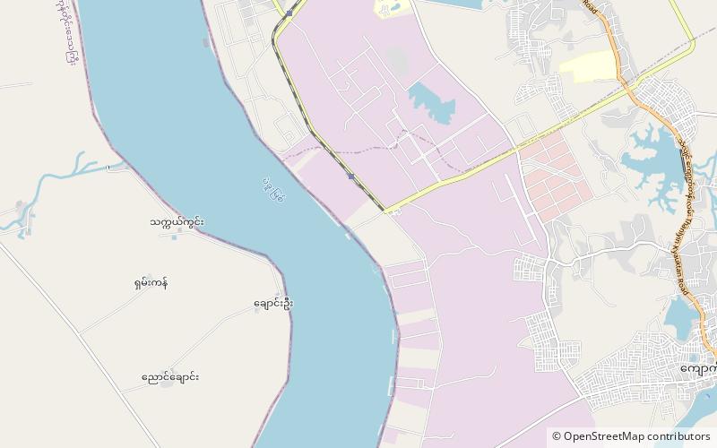 thilawa port rangun location map