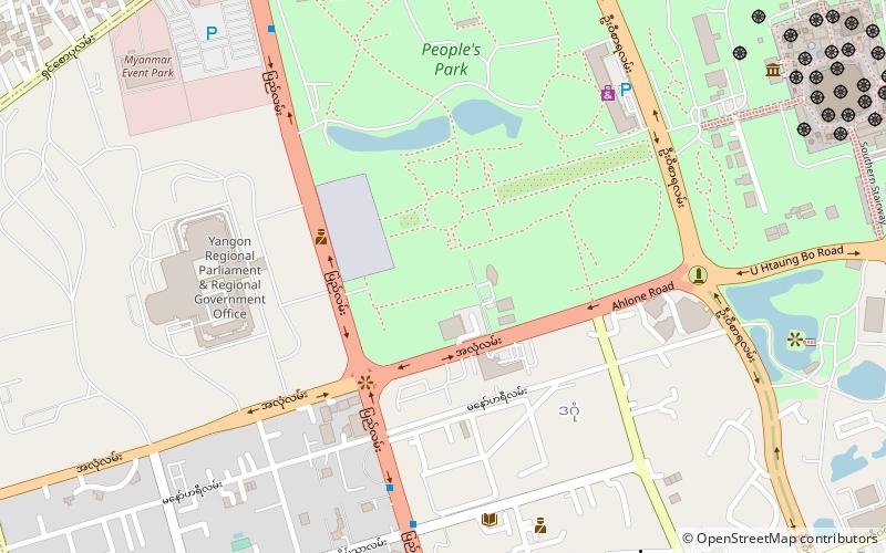 The Yangon Gallery location map