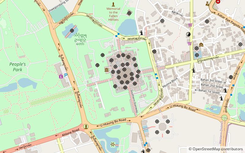 singuttara hill rangun location map