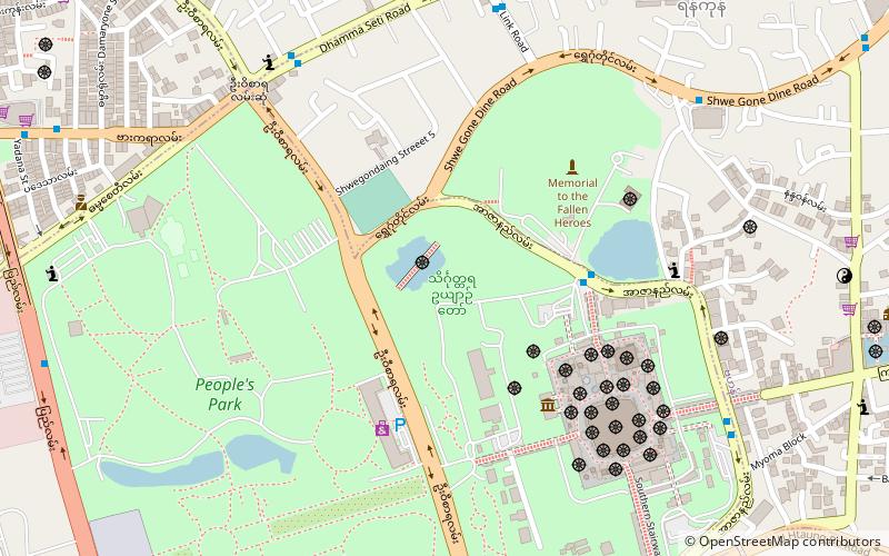 theingottara park rangun location map