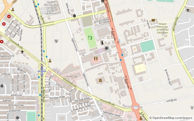 junction square shopping centre rangun location map