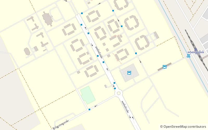 Dagon University location map