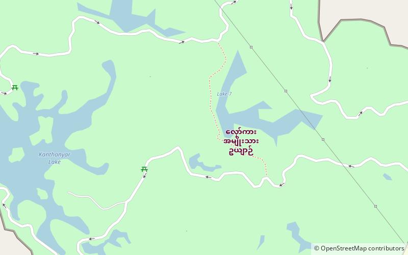 Hlawga Nature Park location map