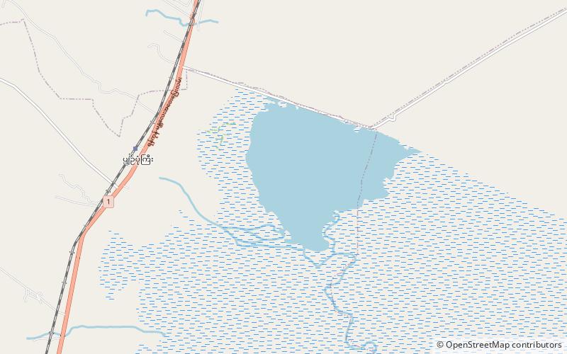 Moe Yin Gyi Reservoir location map