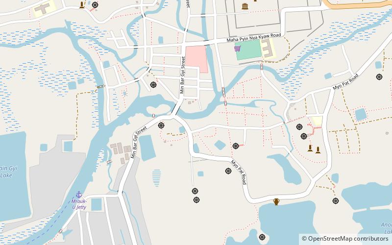 dhanyawadi mrauk u location map