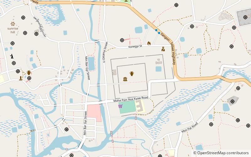 archaeological museum mrauk u location map