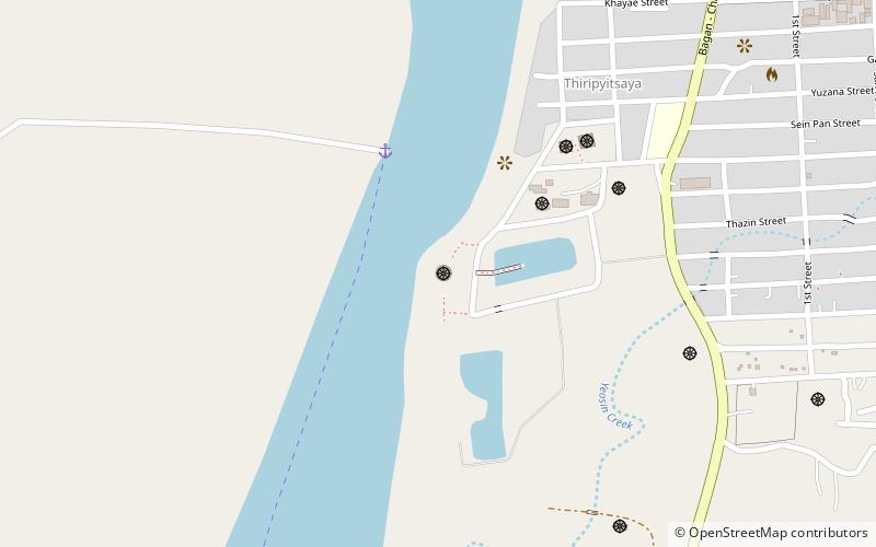 Lawkananda-Pagode location map