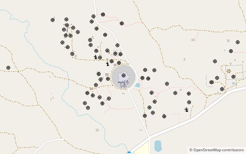 Dhammayazika-Pagode location map