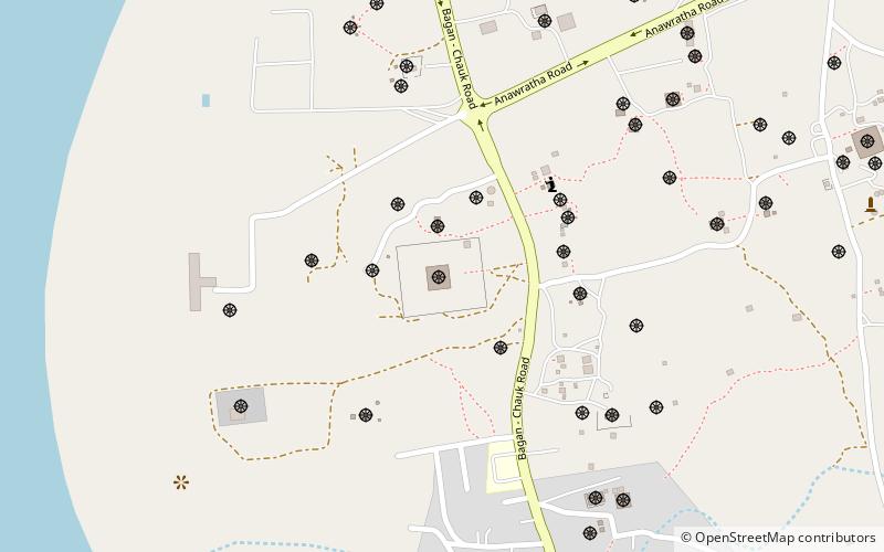 Mingalazedi-Pagode location map