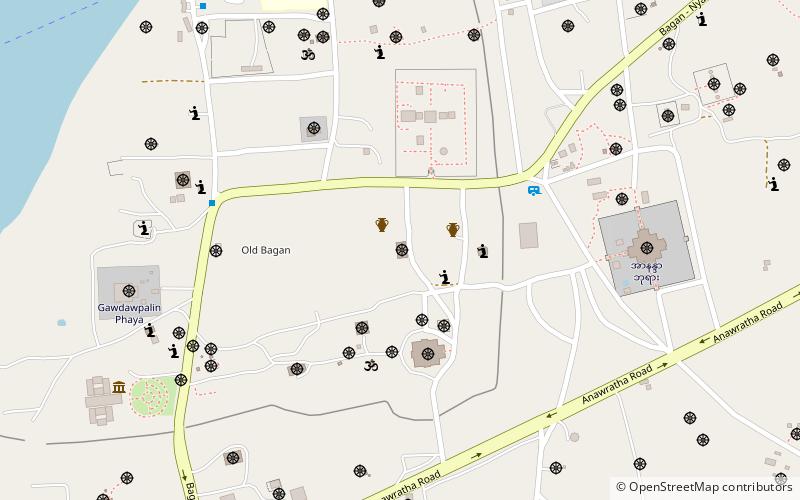 Shwegugyi-Tempel location map