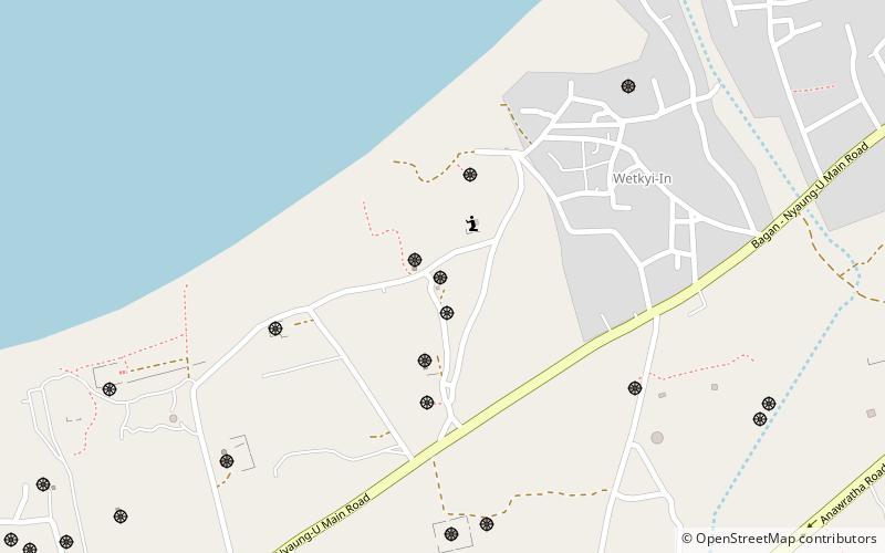 tha gyar pone phaya location map