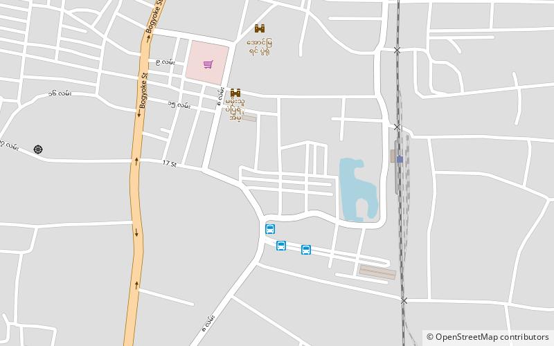 Myingyan location map