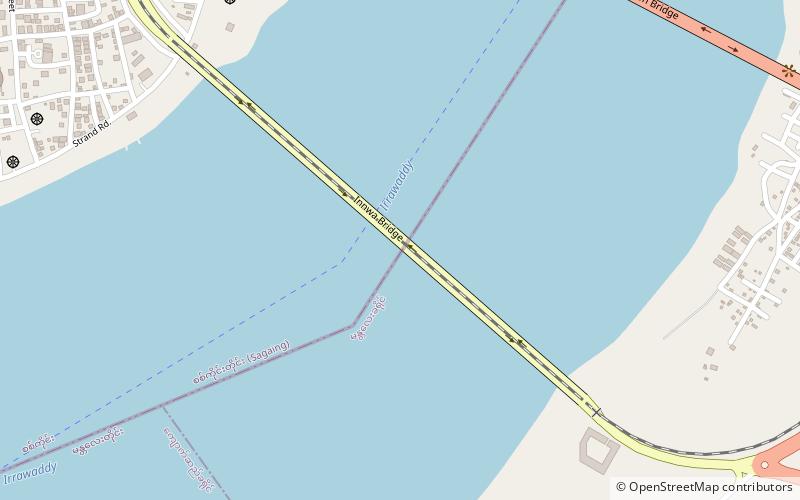 Ava Bridge location map