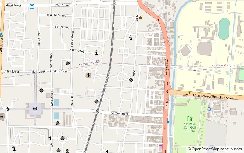 Maha Min Htin Monastery location map