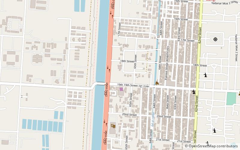 taiktaw monastery mandalay location map