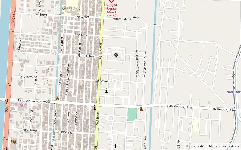 mogaung monastery mandalaj location map