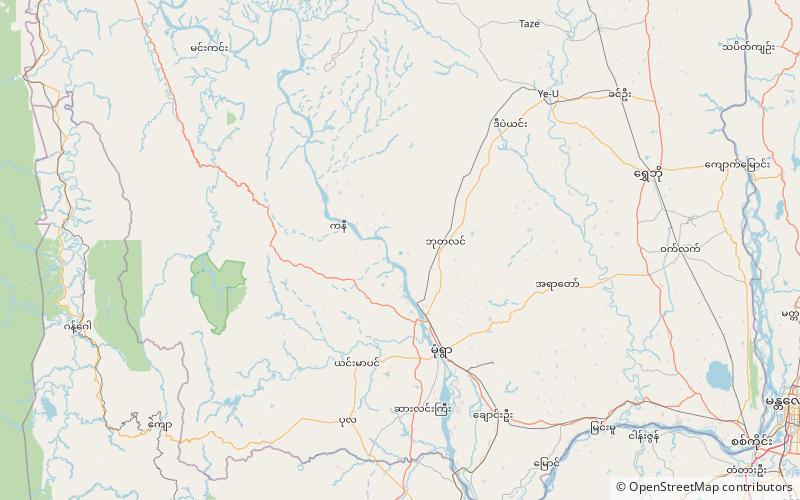 Lower Chindwin location map