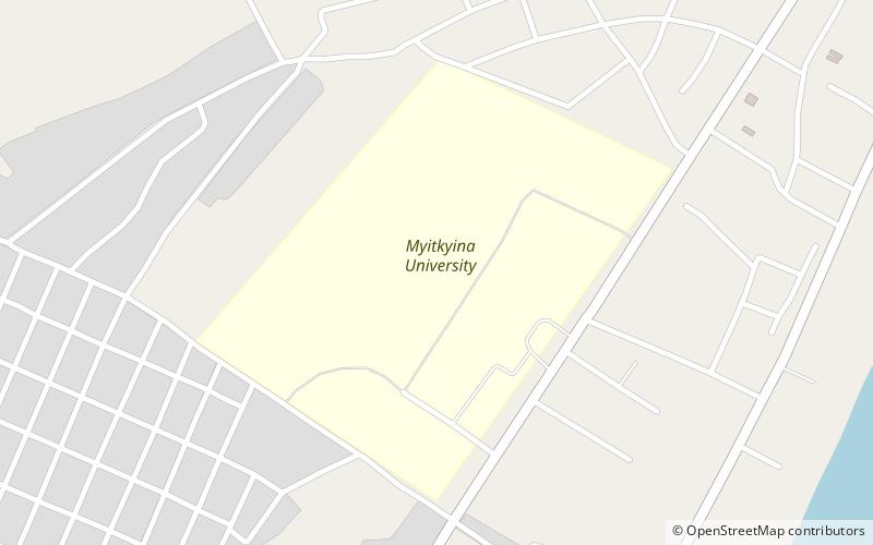 Myitkyina University location map