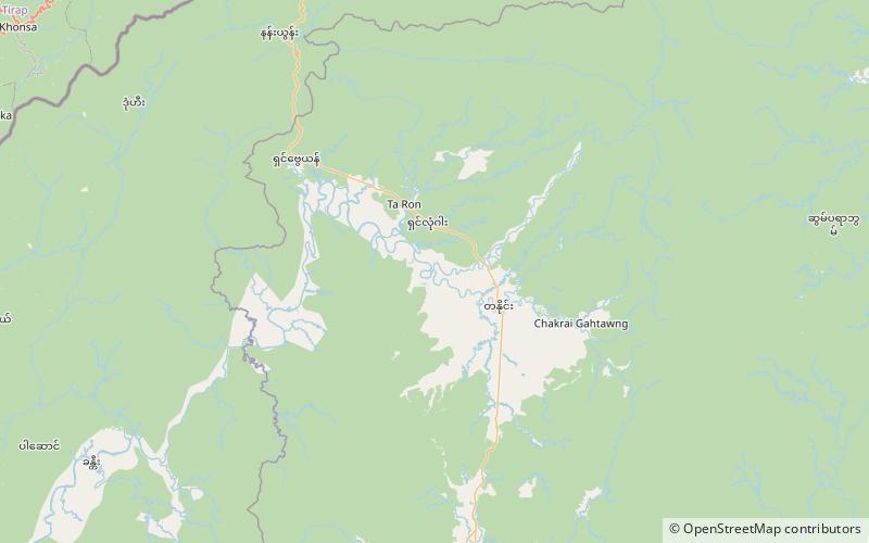 valle de hukawng hukaung valley wildlife sanctuary location map