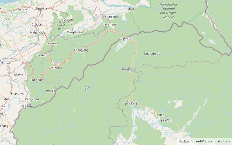 mawhpung bum hukawng valley tiger reserve location map