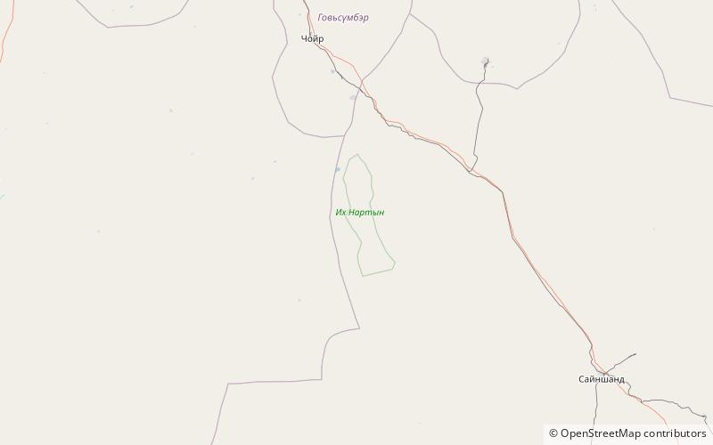 Rezerwat Przyrody Ikh Nartiin Chuluu location map