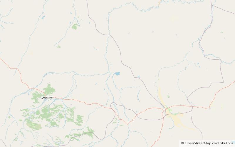 Ögii Lake location map