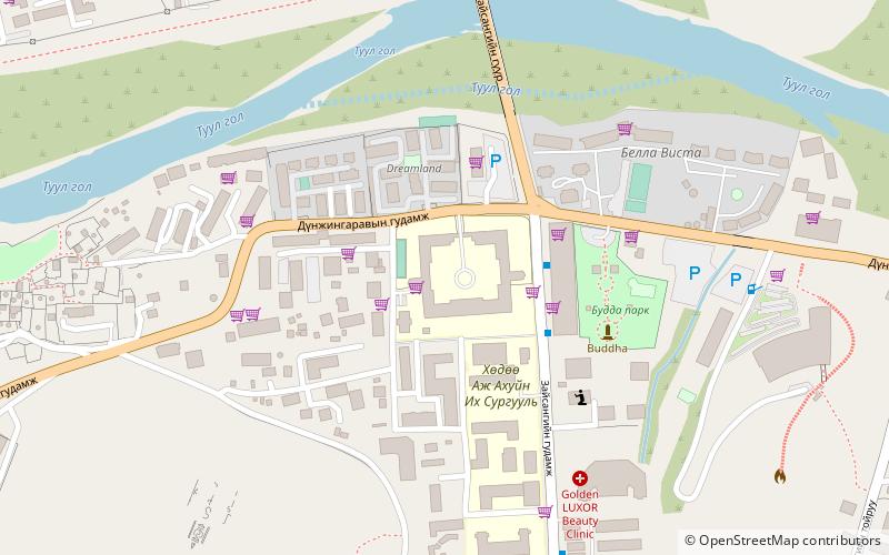 Mongolian University of Life Sciences location map