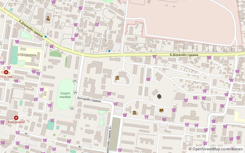 Mongolian Military Museum location map