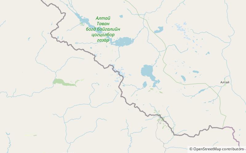 Öndör Khairkhan Mountain location map