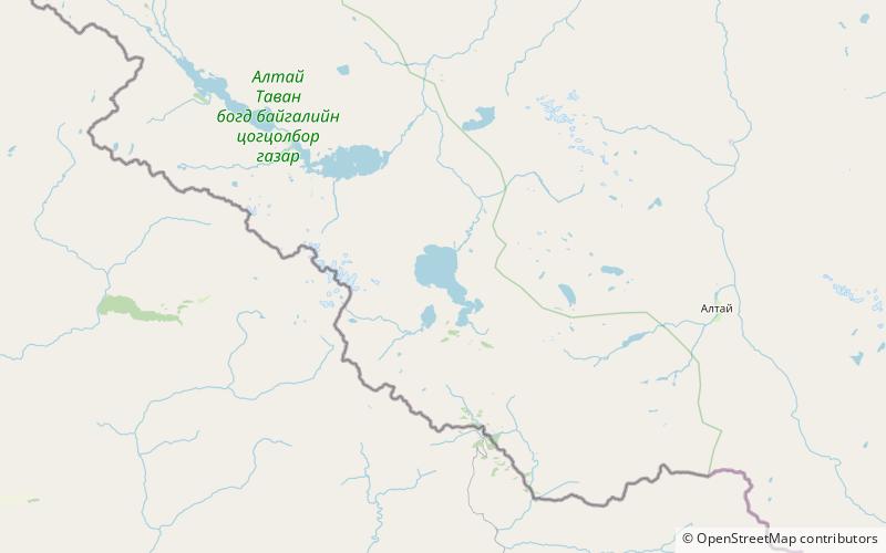 jezioro dajan park narodowy altaj tawanbogd location map