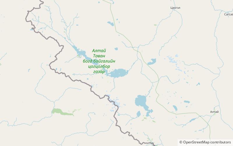 Churgan nuur location map