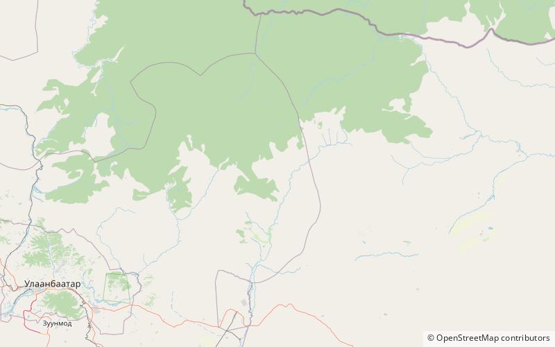 Tumba de Gengis Kan location map