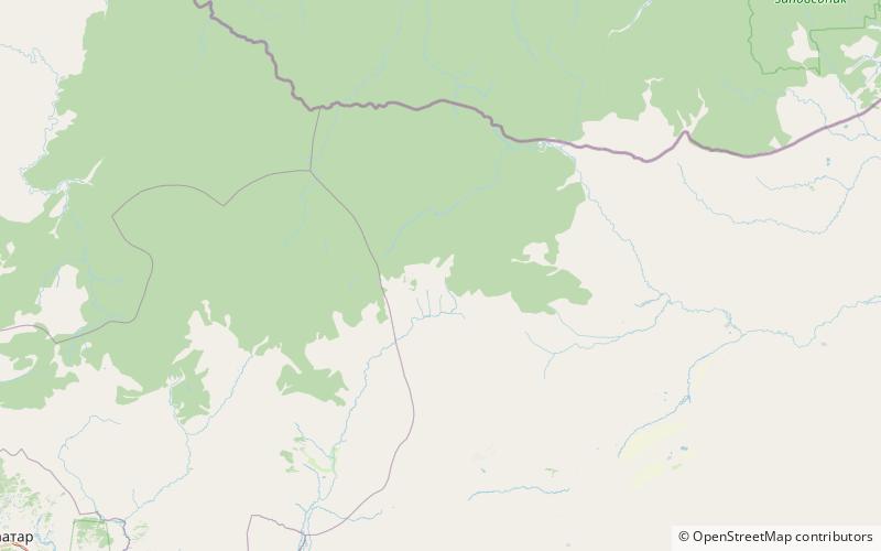 Khentii Mountains location map