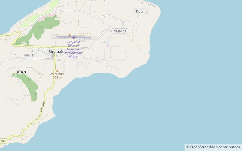 Chugai' Pictograph Site location map