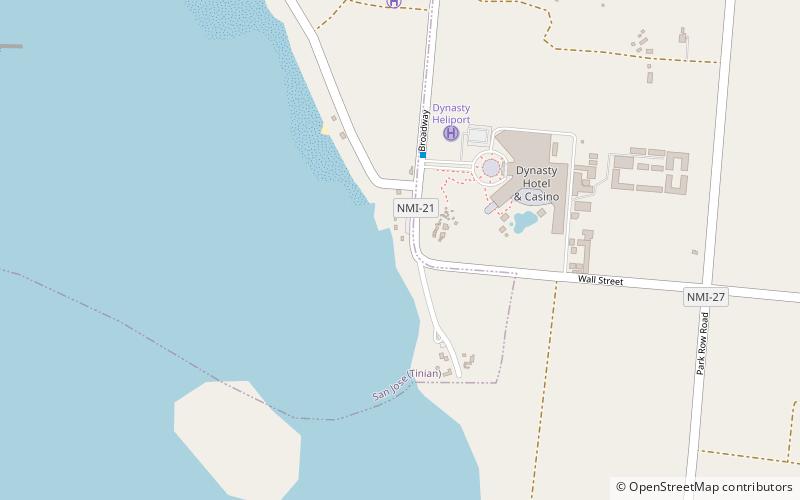 taga beach tinian location map