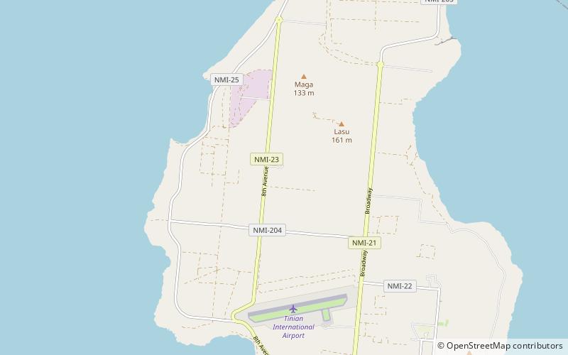 tinian municipality location map