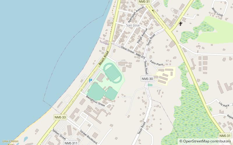 Oleai Sports Complex location map