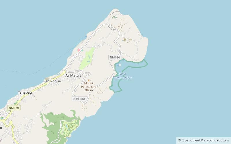 bird island overlook saipan location map
