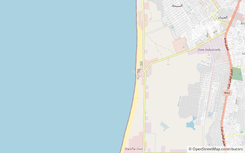 friendship port of nouakchott location map